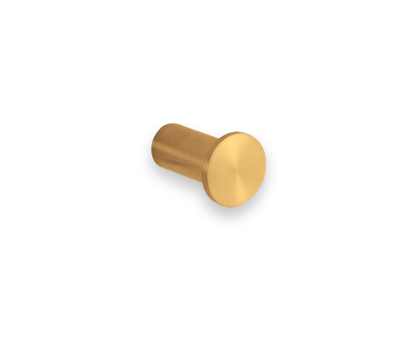 Gancho simples para toalha / dourado escovado