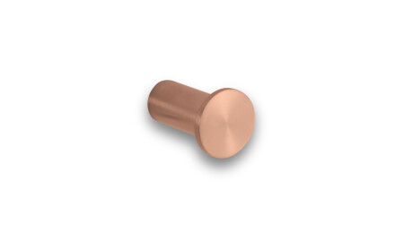 Gancho simples para toalha / rosa-dourado escovado