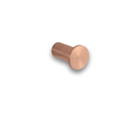Gancho simples para toalha / rosa-dourado escovado