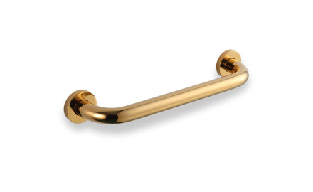 Puxador de casa de banho Ø25, reto 30 / dourado brilhante