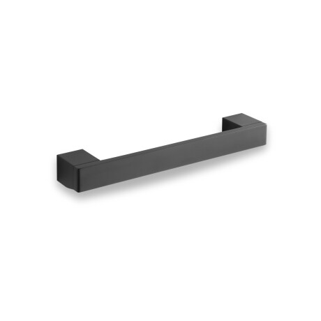 Pega de casa de banho reta, 28 cm / preto mate #1