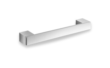 Pega de casa de banho reta, 28 cm / cromada