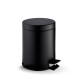 Cesto com pedal STANDARD redondo, 5 L, fecho suave / preto mate #1