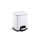 Cesto com pedal PREMIUM retangular, 5 L, fecho suave / branco #1