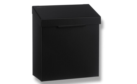 Caixote para resíduos higiénicos de 4,5 L, série R1 / aço inoxidável preto mate