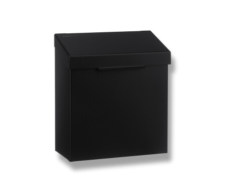 Caixote para resíduos higiénicos de 4,5 L, série R1 / aço inoxidável preto mate