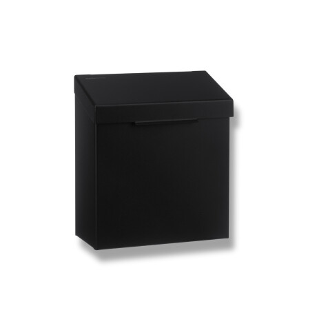 Caixote para resíduos higiénicos de 4,5 L, série R1 / aço inoxidável preto mate #1