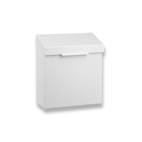 Caixote para resíduos higiénicos de 4,5 L, série R1 / aço inoxidável branco mate #1