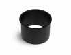 Colar de cesto de bancada redondo Ø150 / aço inoxidável preto mate