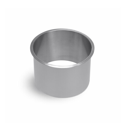 Colarin do cesto de mesa redondo Ø150 / aço inoxidável escovado #1