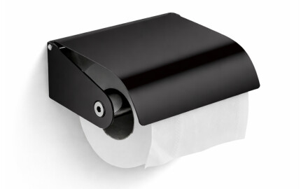 Suporte para papel higiénico / preto mate