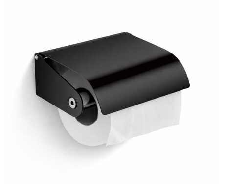 Suporte para papel higiénico / preto mate