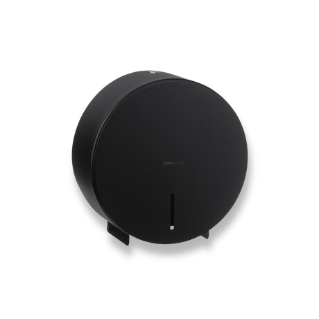 Porta-papel higiénico redondo para rolos com Ø máximo de 19 cm, série R1 / aço inoxidável preto mate #1