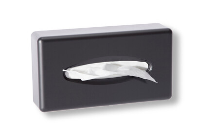 Dispensador de lenços de papel / ABS preto mate