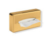 Dispensador de lenços de papel / ABS dourado brilhante