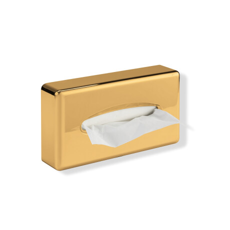 Dispensador de lenços de papel / ABS dourado brilhante #1