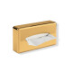 Dispensador de lenços de papel / ABS dourado brilhante #1