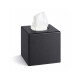 Dispensador de lenços de papel - formato de cubo / ABS preto mate #1