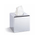 Dispensador de lenços de papel - formato de cubo / ABS cromado #1