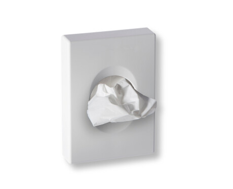Dispensador de saquinhos higiénicos / ABS branco brilhante