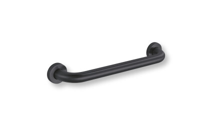 Barra de apoio para pessoas com deficiência Ø32, reta, STANDARD – 40 cm / aço inoxidável, preto mate
