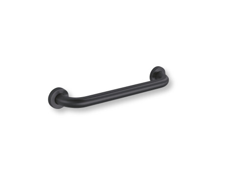 Barra de apoio para pessoas com deficiência Ø32, reta, STANDARD – 40 cm / aço inoxidável, preto mate