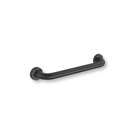Barra de apoio para pessoas com deficiência Ø32, reta, STANDARD – 40 cm / aço inoxidável, preto mate #1
