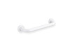 Barra de apoio para pessoas com deficiência Ø32, reta, STANDARD – 40 cm / branco mate