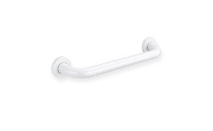 Barra de apoio para pessoas com deficiência Ø32, reta, STANDARD – 40 cm / branco mate