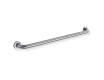 Barra de apoio para pessoas com deficiência Ø32, reta, STANDARD – 80 cm / aço escovado