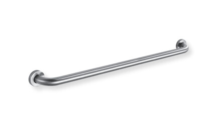 Barra de apoio para pessoas com deficiência Ø32, reta, STANDARD – 80 cm / aço escovado