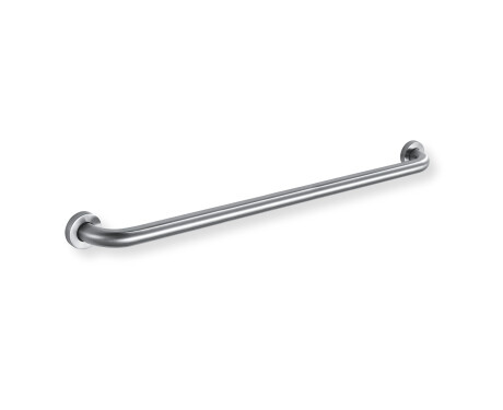 Barra de apoio para pessoas com deficiência Ø32, reta, STANDARD – 80 cm / aço escovado