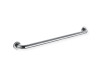 Barra de apoio para pessoas com deficiência Ø32, reta, STANDARD – 80 cm / aço inoxidável polido