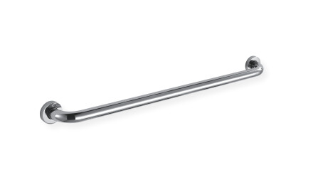 Barra de apoio para pessoas com deficiência Ø32, reta, STANDARD – 80 cm / aço inoxidável polido