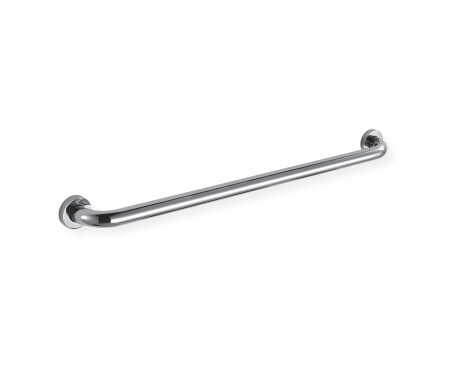 Barra de apoio para pessoas com deficiência Ø32, reta, STANDARD – 80 cm / aço inoxidável polido