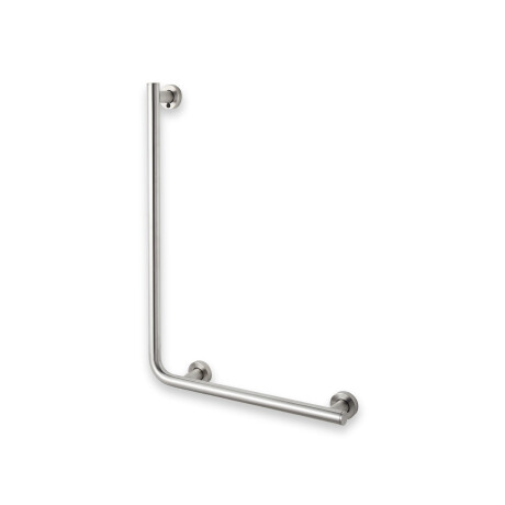 Barra de apoio para pessoas com deficiência Ø32 STANDARD tipo L, 55 x 77 (direita) / aço inoxidável escovado #1