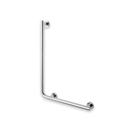 Barra de apoio para pessoas com deficiência Ø32 STANDARD tipo L, 55 x 77 direita / aço inoxidável polido #1