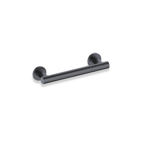 Barra de apoio para pessoas com deficiência Ø32, reta, PREMIUM – 30 cm / aço inoxidável, preto mate #1