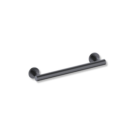 Barra de apoio para pessoas com deficiência Ø32, reta, PREMIUM – 40 cm / aço inoxidável, preto mate #1