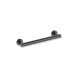 Barra de apoio para pessoas com deficiência Ø32, reta, PREMIUM – 40 cm / aço inoxidável, preto mate #1