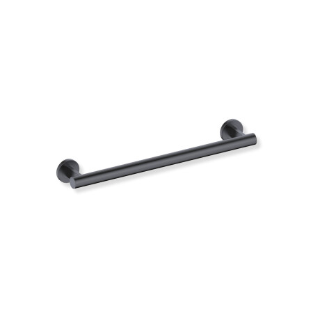Barra de apoio para pessoas com deficiência Ø32, reta, PREMIUM – 50 cm / aço inoxidável, preto mate #1