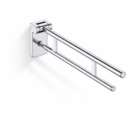 Barra de apoio para pessoas com deficiência Ø32, basculante, PREMIUM - 80 cm / aço inoxidável polido