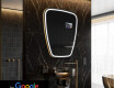 Espelho irregular de banho LED SMART Z223 Google