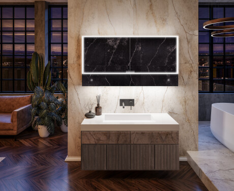 Armário De Casa De Banho LED Lily - De 2 Portas 100 x 72,5cm #12