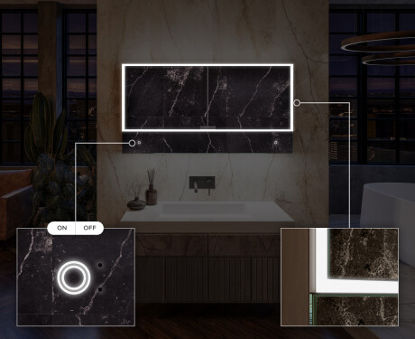 Armário De Casa De Banho LED Lily - De 2 Portas 100 x 72,5cm #6