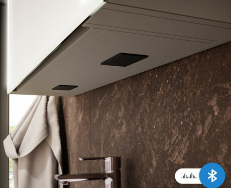 Armário Com Espelho E Com Iluminação LED Sofia 100 x 50cm #6