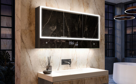 Armário De Casa De Banho LED Lily - De 3 Portas 100 x 72,5cm