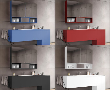 Armário De Casa De Banho LED Emma - De 2 Portas 100 x 72cm #4