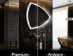 Espelho de Banheiro com LED em Formato Irregular T222