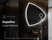 Espelho de Banheiro com LED em Formato Irregular T222 #4
